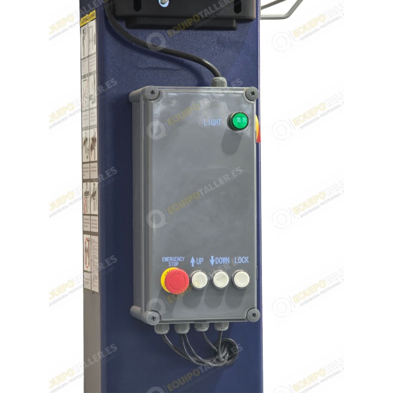 cuadro de mandos - elevador 2 columnas arco